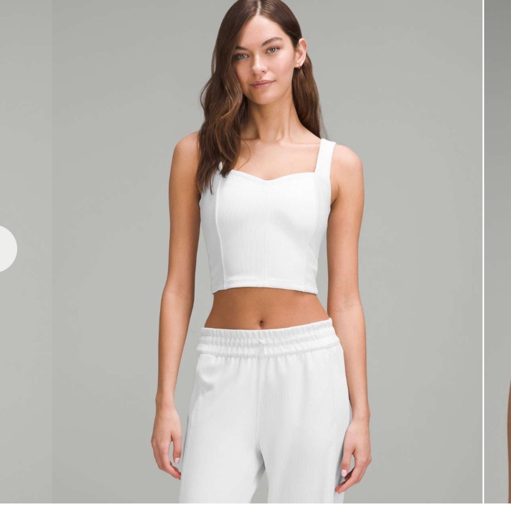 NWT Lululemon Ribbed Softstreme Sweetheart Tank Top